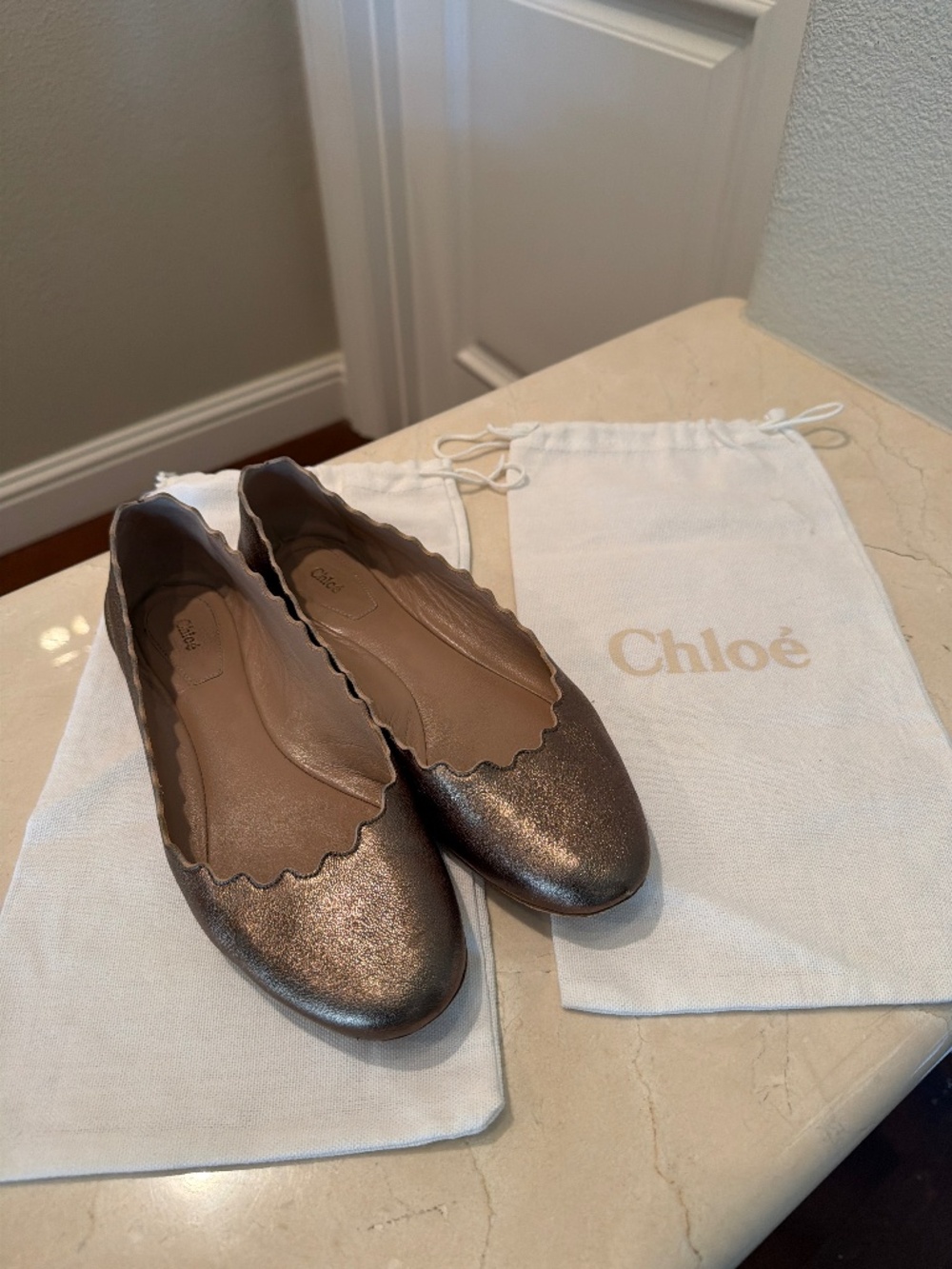 Chloe flats 36.5